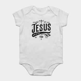 Jesus Loves You Baby Bodysuit